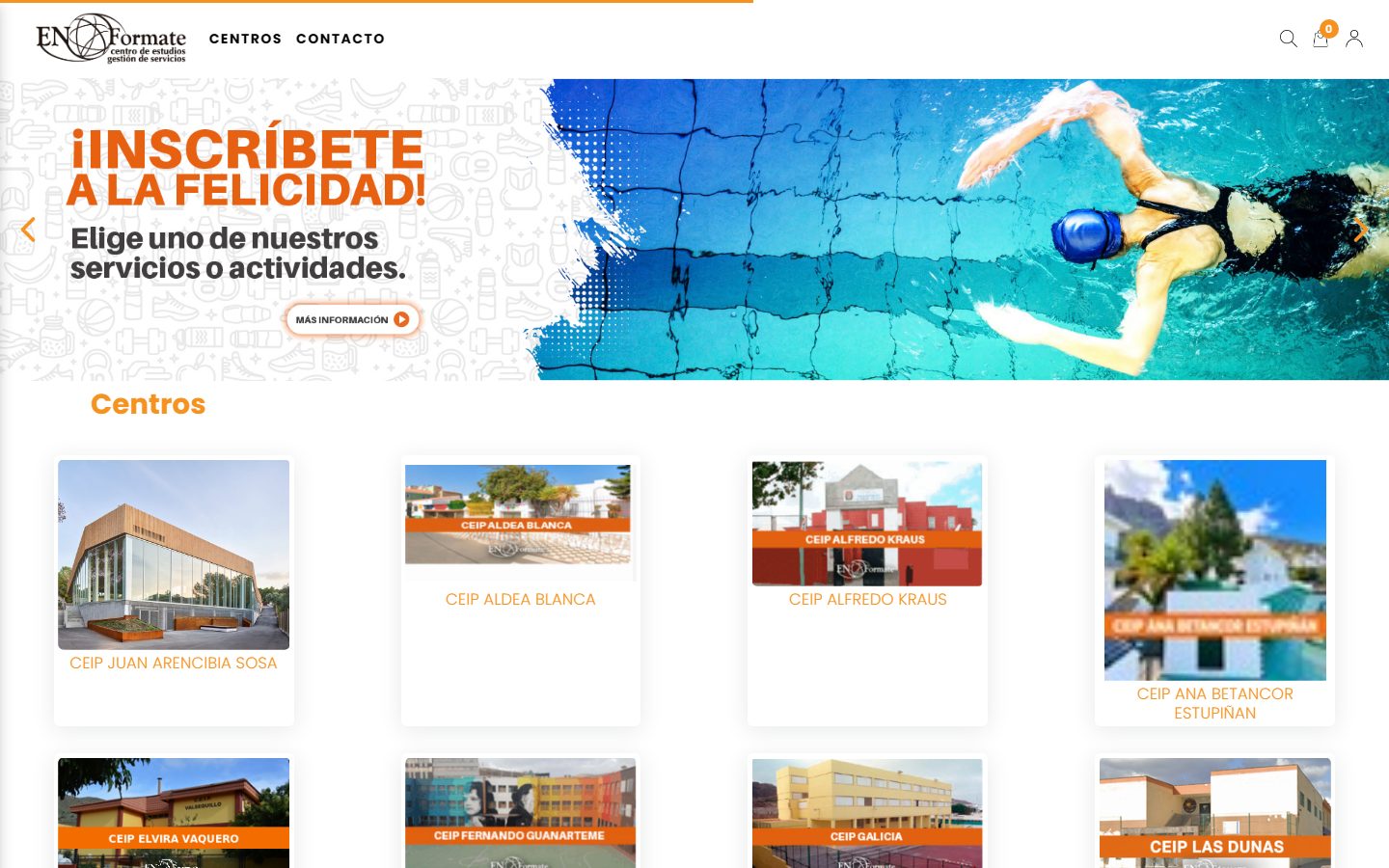 Inscríbete ENFormate — tienda online con suscripciones