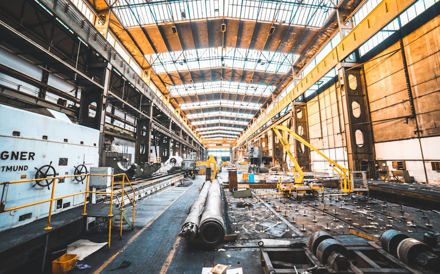 Línea de producción industrial